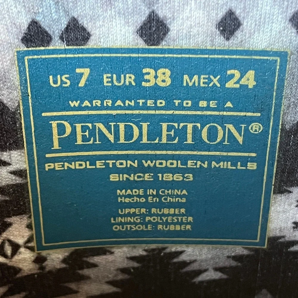 Pendleton Classic Tall Slip-Resistant Rain Boots Matte Black Gray Womens 7 EU 38 - Picture 9 of 13